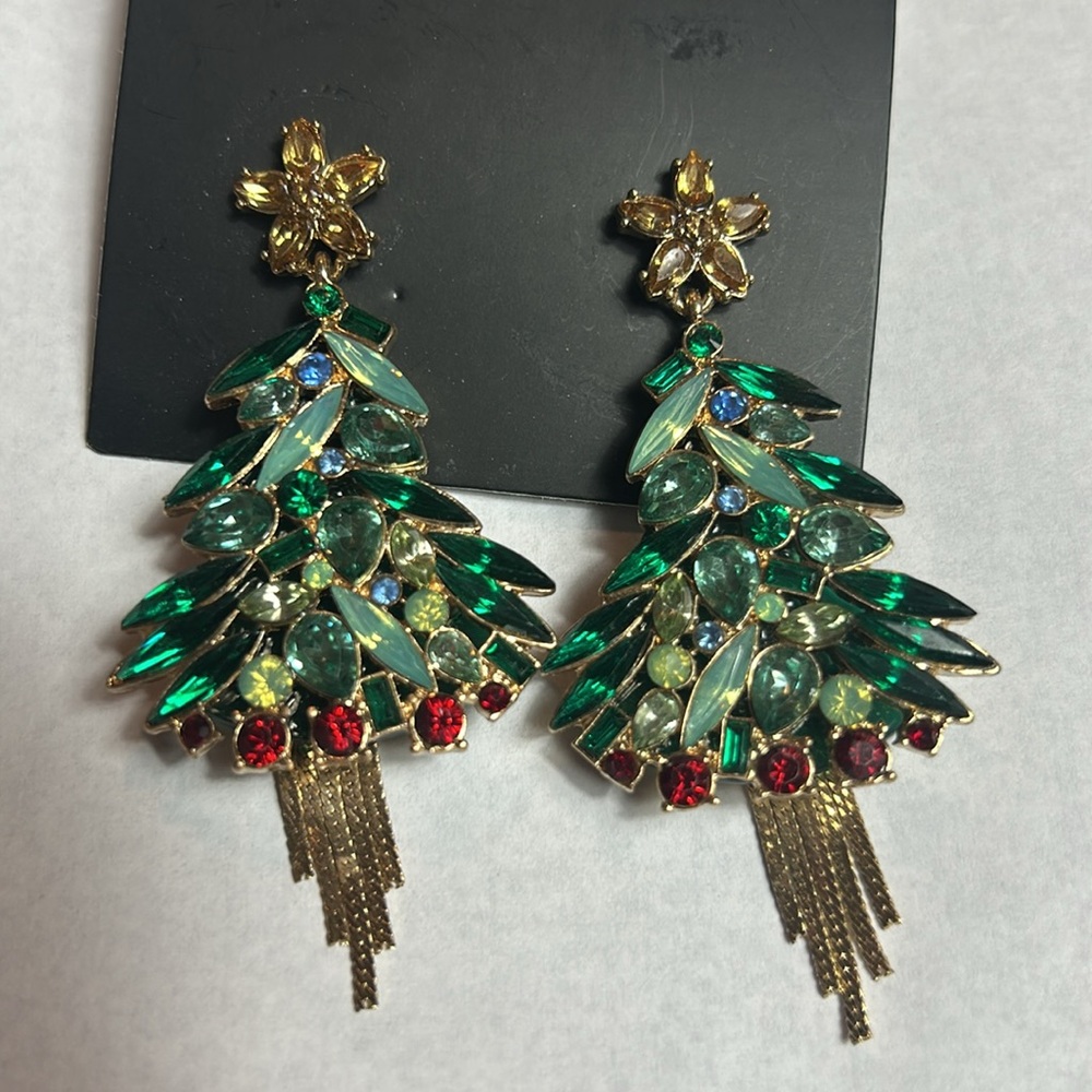 Torrid NWT Christmas Tree Earrings - Picture 2 of 3